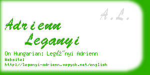 adrienn leganyi business card